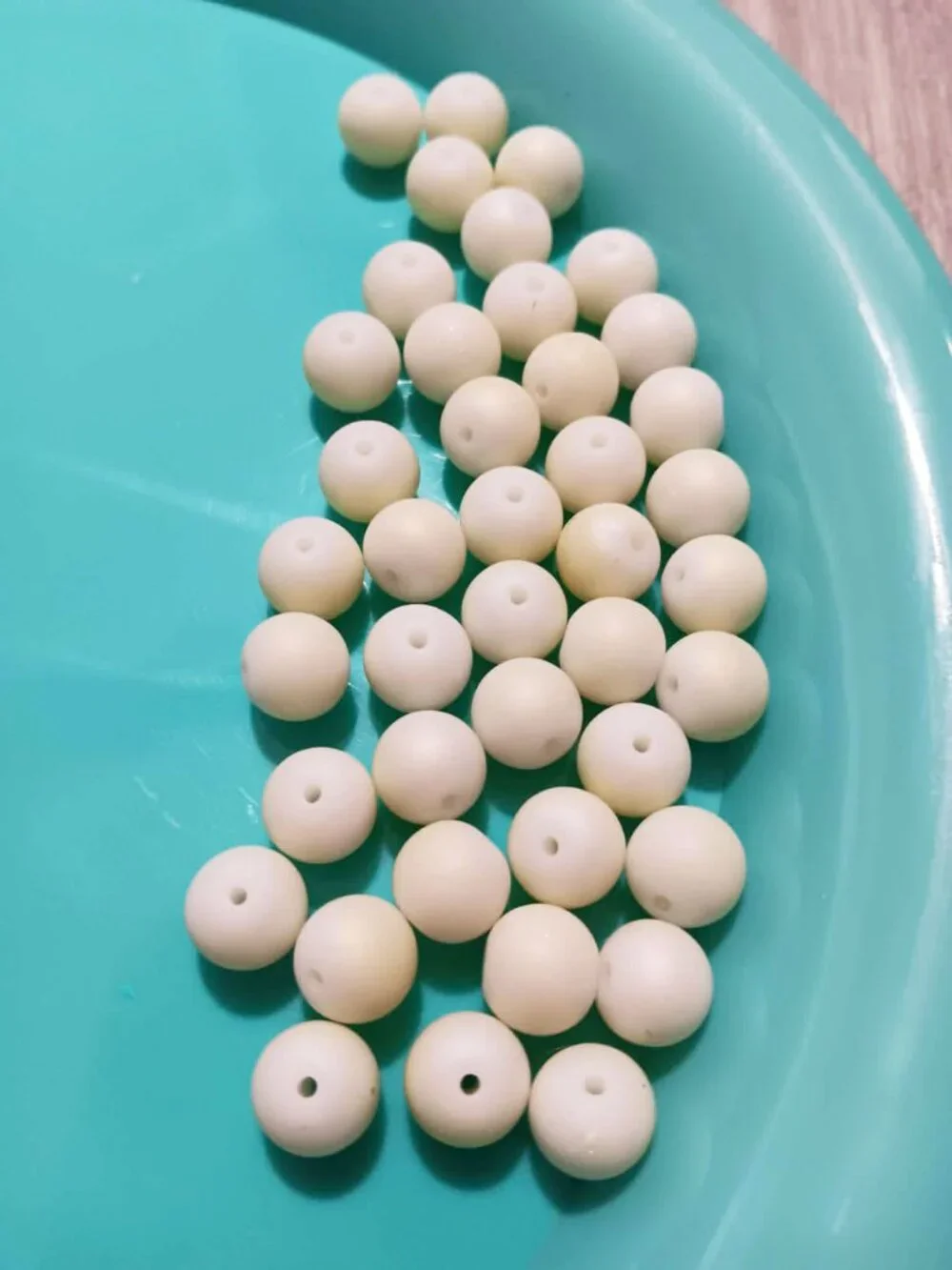 10mm Creamy Way Galaxy Opaque Glass Beads